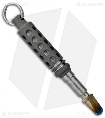 Spalinger Gear Round Tritium Pry-Tool Key Chain (Blasted Raw)