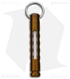 Spalinger Gear Titanium Round Minimalist Grooved Lantern (Satin Bronze Ano)