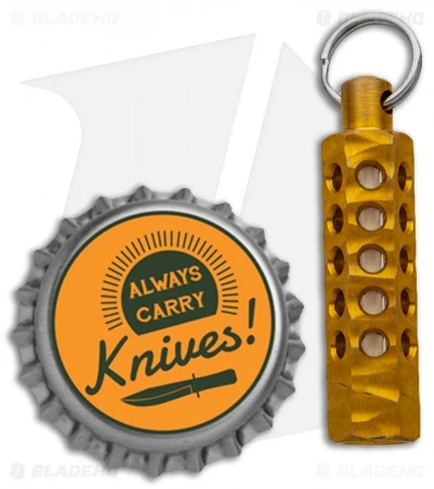 Spalinger Gear Brass Hex Carved Tritium Lantern (Torched) - Image 5