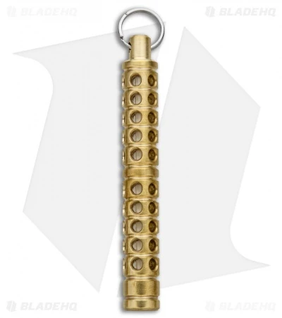 Spalinger Gear Brass Round XL Grooved Tritium Lantern (Satin)