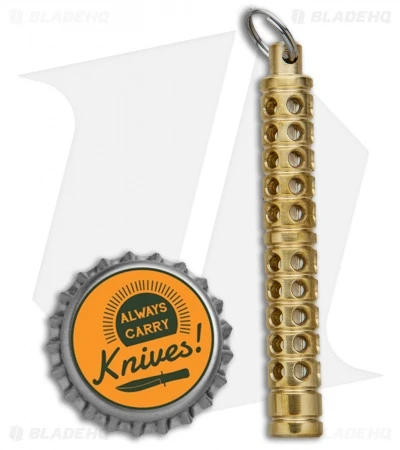 Spalinger Gear Brass Round XL Grooved Tritium Lantern (Satin) - Image 7