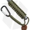 Stone River Gear Survival Firestarter And Sharpener W/ OD Green Paracord