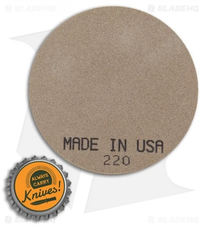 Straight Grain Supply Dual-Grit Round Sharpening Stone 220/400 - Image 4