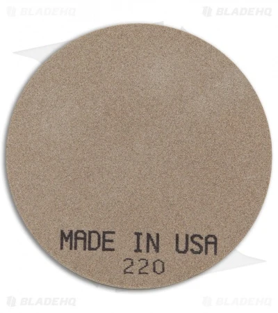 Straight Grain Supply Dual-Grit Round Sharpening Stone 220/400 - Image 2