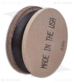 Straight Grain Supply Dual-Grit Round Sharpening Stone 80/220