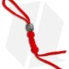 Tallen Convex Damascus Bead W/ Red Paracord Lanyard