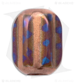 TiSurvival Copper/Titanium Hex Lanyard Bead - Hot Spot