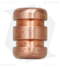 TiSurvival Titanium Lanyard Bead - Copper Grooved
