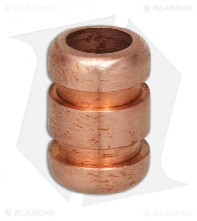TiSurvival Titanium Lanyard Bead - Copper Grooved - Image 2