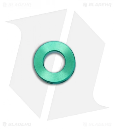 TiSurvival Modular Titanium Lanyard Bead W/ Cavities - Green - Image 2