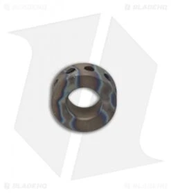 TiSurvival Modular Titanium Lanyard Bead W/ Cavities - Sandblast Random