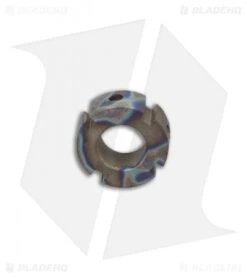 TiSurvival Modular Titanium Lanyard Bead W/ Grooves & Cavities - Sandblast