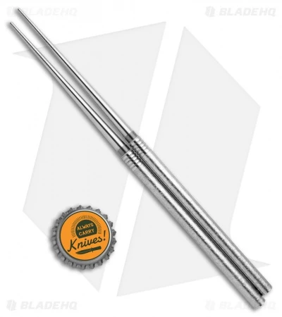 Titaner Titanium Sushi Chopsticks (Crystal Silver) - Image 5