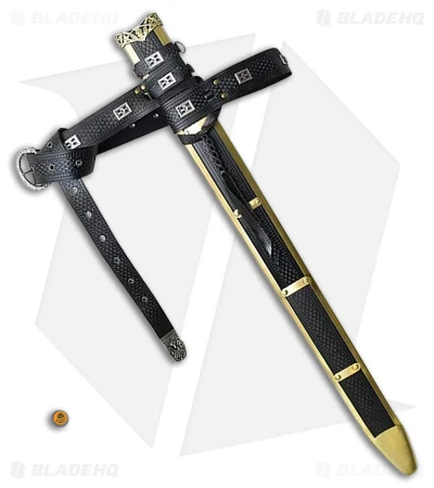 Valyrian Steel Jon Snow's Longclaw Scabbard - Black Leather (VS0108) - Image 2