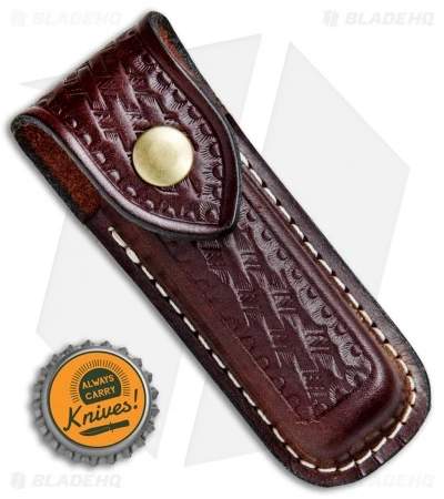Victorinox Zermatt Large 5" Brown Leather Belt Sheath - 33201 - Image 2