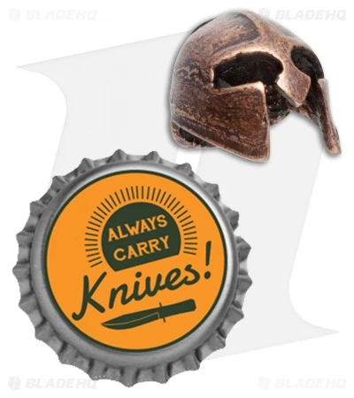 Viking Crusader Helmet Lanyard Bead - Copper - Image 4