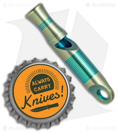 WE Knife Co. 120dB Titanium Whistle Green A-05C - Image 3