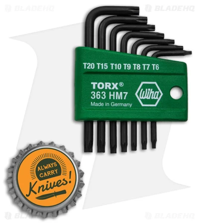 Wiha Tools L-Key Torx 7 Piece Bit Driver Set - 36392 - Image 3