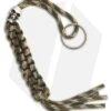 Woodland Camo Paracord Lanyard W/ Skull Bead