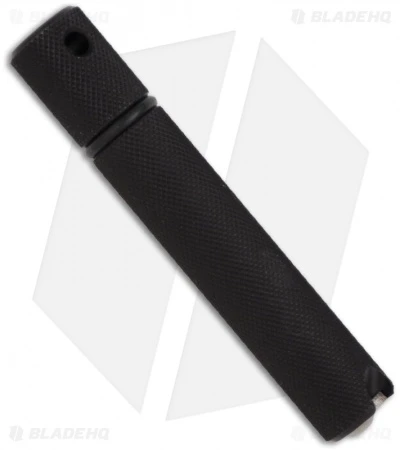 Aurora Magnesium Fire Starter By Solo Scientific (Black / 440C Blade) - Image 2