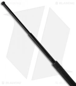 Flashlight Baton Expandable 22.5" Self Defense Baton (Black)