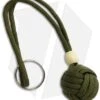 Monkeyz Paw OD Green Paracord Lanyard (Small 3/4" Ball)