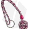 Monkeyz Paw Pink Camo Paracord Lanyard (Small 3/4" Ball)