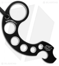 Bastinelli Tactidrink Black Aluminum Bottle Opener