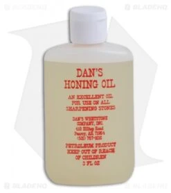 Dan's Honing Oil For Whetstone Sharpening Stones (3 Oz.)