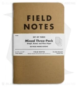 Field Notes Memo Mixed 3-Pack - Original Cover - (Brown) FN-04