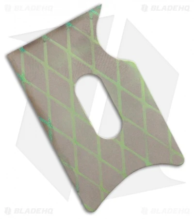 Gray Precision Rhino Titanium Credit Card Knife (Toxic Green / Bead Blast) - Image 2