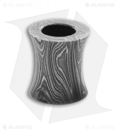 Tallen Concave Barrel Bead (Damascus)