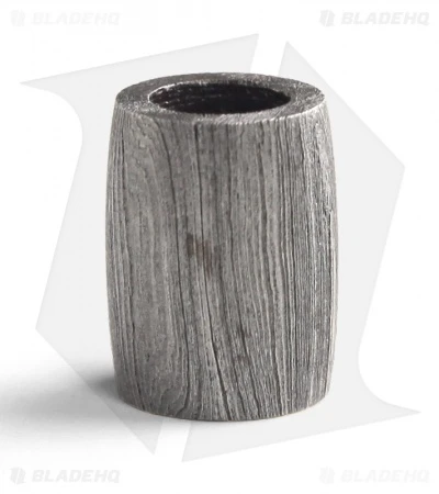 Tallen Convex Damascus Bead W/ Blue Paracord Lanyard - Image 2