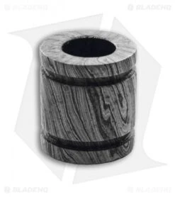 Tallen Grooved Barrel Bead (Damascus)