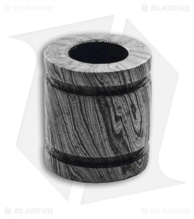 Tallen Grooved Barrel Bead (Damascus)