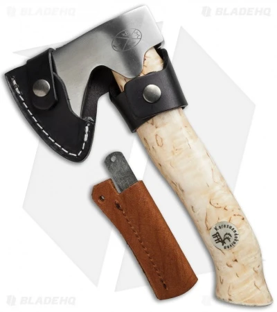 Karesuando Kniven Unna Aksu Hunting Axe Curly Birch (9" Satin) - Image 2