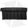 12 Knife Attache Storage Case Pouch (Black Nylon / Fleece Lined)