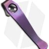 Lynch Northwest Short Titanium Spyderco Pocket Clip (Purple Ano) NW