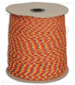 Marbles 550 Sunburst Paracord Orange Nylon (1000') USA