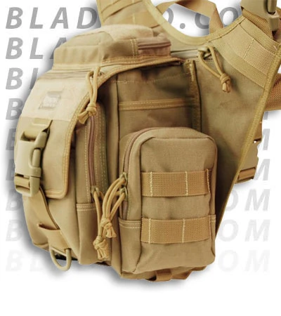Maxpedition Jumbo S-Type Versipack Black Shoulder Sling Pack Bag 0413B - Image 4