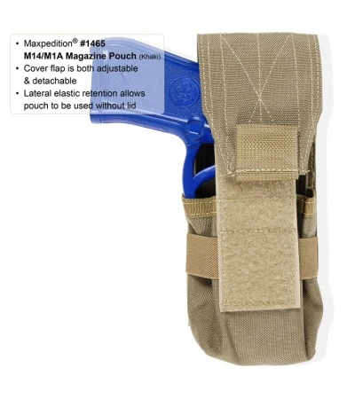 Maxpedition M14/M1A Magazine Pouch Khaki 1465K - Image 2