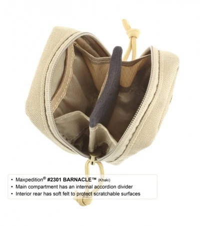 Maxpedition Barnacle Black Utility Pouch 2301B - Image 3