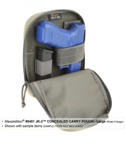 Maxpedition JK-2 Large Concealed Carry Pouch Khaki Waistpack 0481K - Image 4