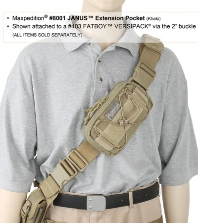 Maxpedition Janus Extension Pocket Foliage Green Pouch 8001F - Image 4