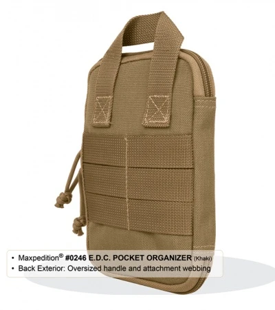Maxpedition E.D.C. Pocket Organizer OD Green Utility Pouch Bag 0246G - Image 3