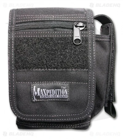 Maxpedition H-1 Waistpack Black Hybrid Sheath/Pocket Bag 0316B