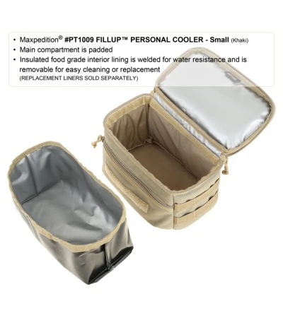 Maxpedition FillUp Personal Cooler Small Black PT1009B - Image 2