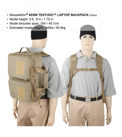 Maxpedition Testudo Laptop Case Black Bag 2260B (17") - Image 4