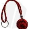 Monkeyz Paw Red Digi Paracord Lanyard (Large 1-1/4" Ball)