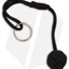 Monkeyz Fist Black Paracord Lanyard Knot (Small 3/4" Ball)